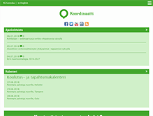 Tablet Screenshot of koordinaatti.fi